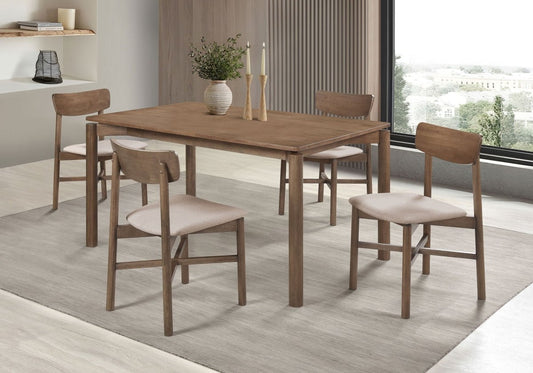Parkridge - Wood Dining Set 5 Piece Dining Room Sets by Coaster Fine Furniture - Walls Furniture & Mattress