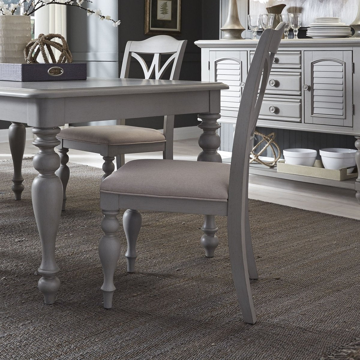 Summer House - Slat Back Side Chair (RTA) Side Chairs by Liberty Furniture - Walls Furniture & Mattress