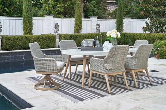 Seton Creek - Dining Set 5 Piece Outdoor Sets by Signature Design by Ashley® - Walls Furniture & Mattress