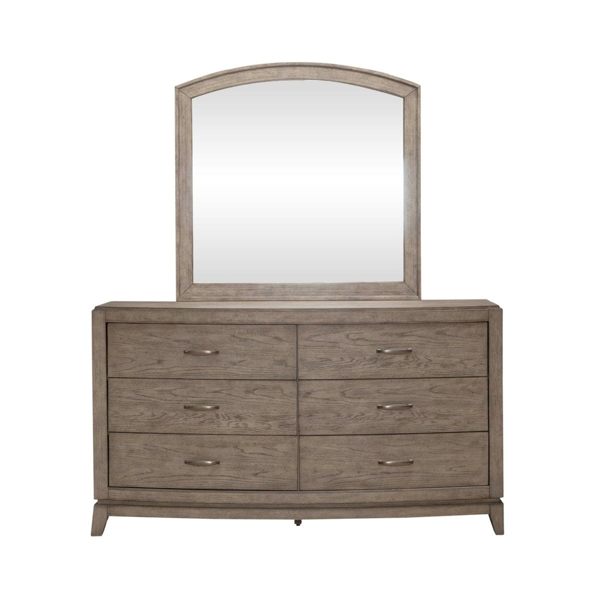 Avalon - Dresser & Mirror - Burnished Beige Dresser & Mirror by Liberty Furniture - Walls Furniture & Mattress
