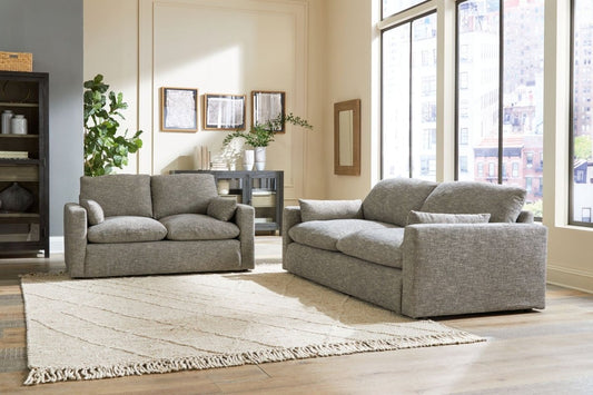 Dramatic - Living Room Set Stationary Chair & Ottoman by Benchcraft® - Walls Furniture & Mattress