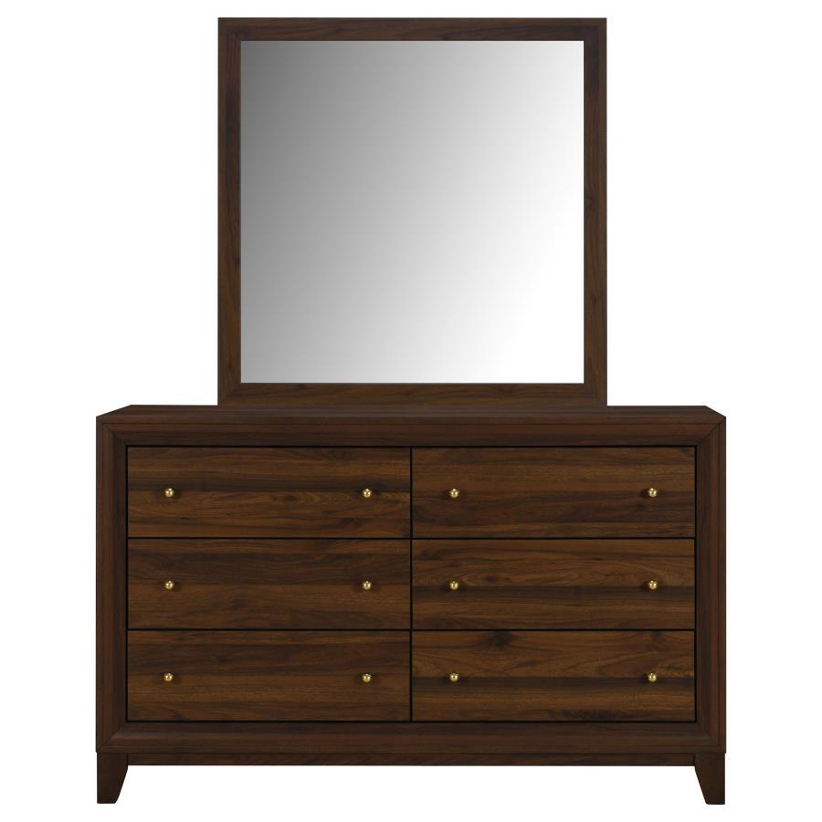 Welsley - 6 - Drawer Dresser Dressers by Coaster Fine Furniture - Walls Furniture & Mattress