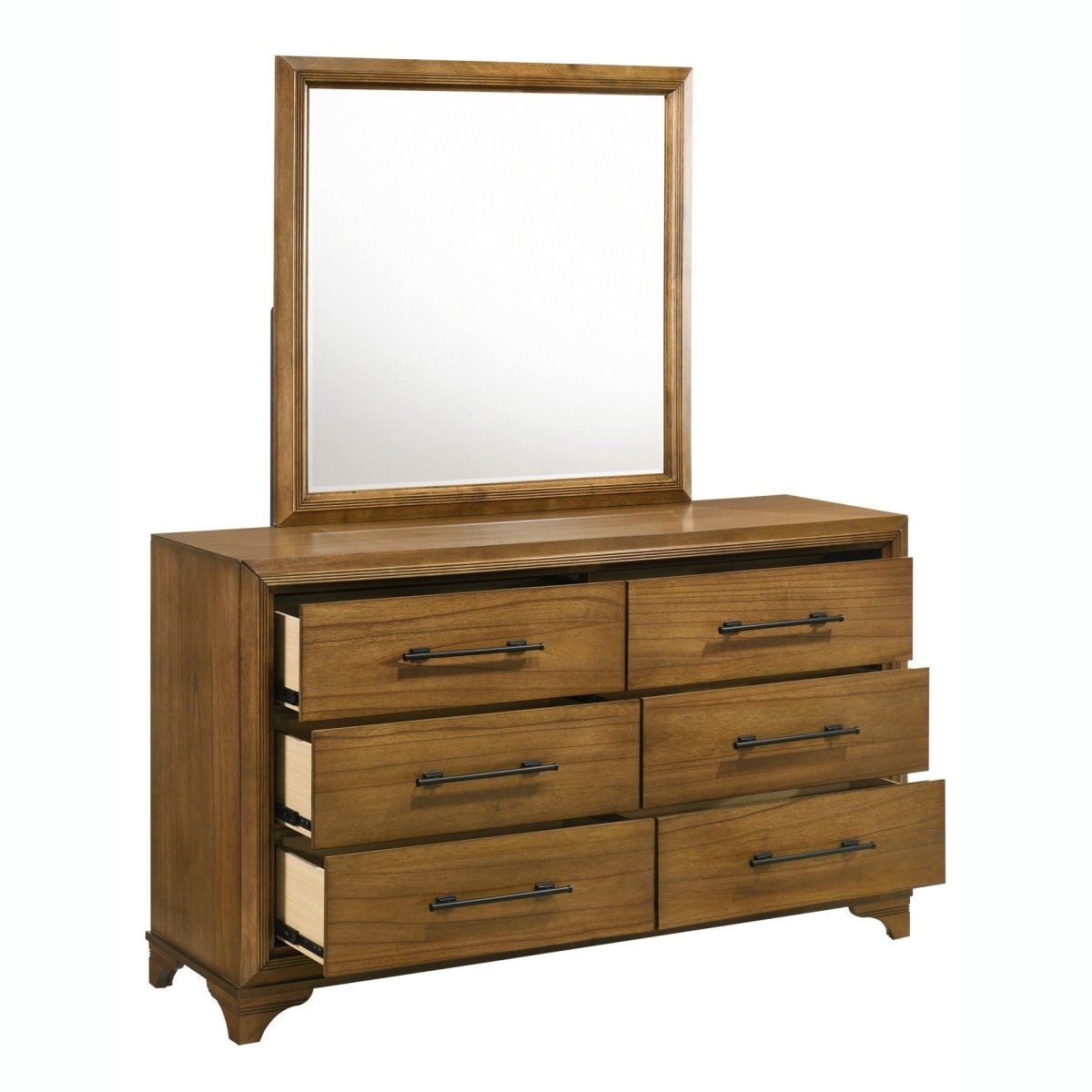 Talcott - Mirror - Honey Mirrors by New Classic - Walls Furniture & Mattress