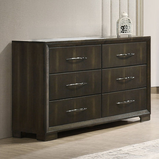 Langston - 6 Drawer Dresser Dresser & Mirror by New Classic - Walls Furniture & Mattress