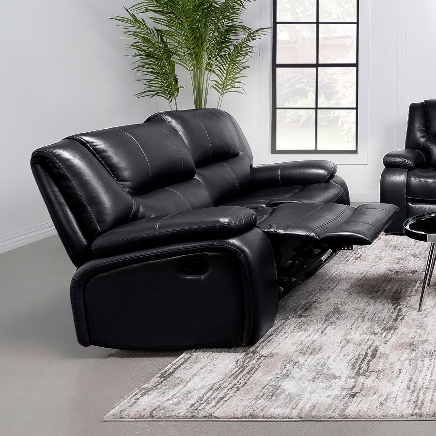 Camila - Upholstered Motion Reclining Loveseat Reclining Loveseats by Coaster Fine Furniture - Walls Furniture & Mattress