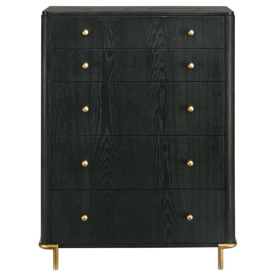 Arini - 5 - Drawer Bedroom Chest Accent Chests by CoasterElevations - Walls Furniture & Mattress