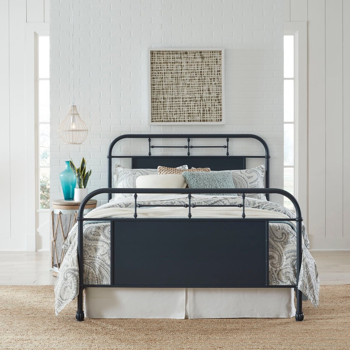 Vintage Series - Metal Bed Panel Beds by Liberty Furniture - Walls Furniture & Mattress