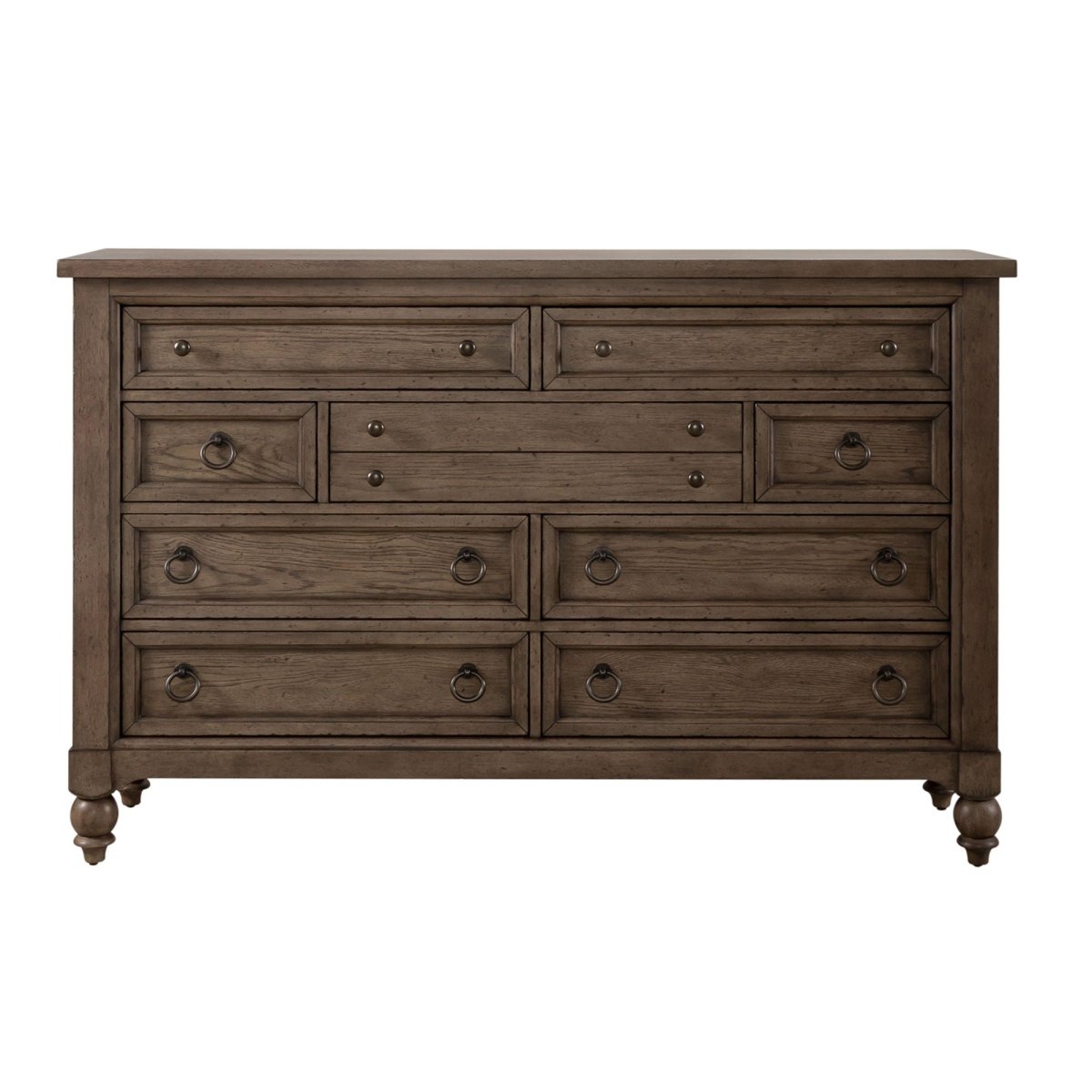 Americana Farmhouse - 9 Drawer Dresser Dressers by Liberty Furniture - Walls Furniture & Mattress
