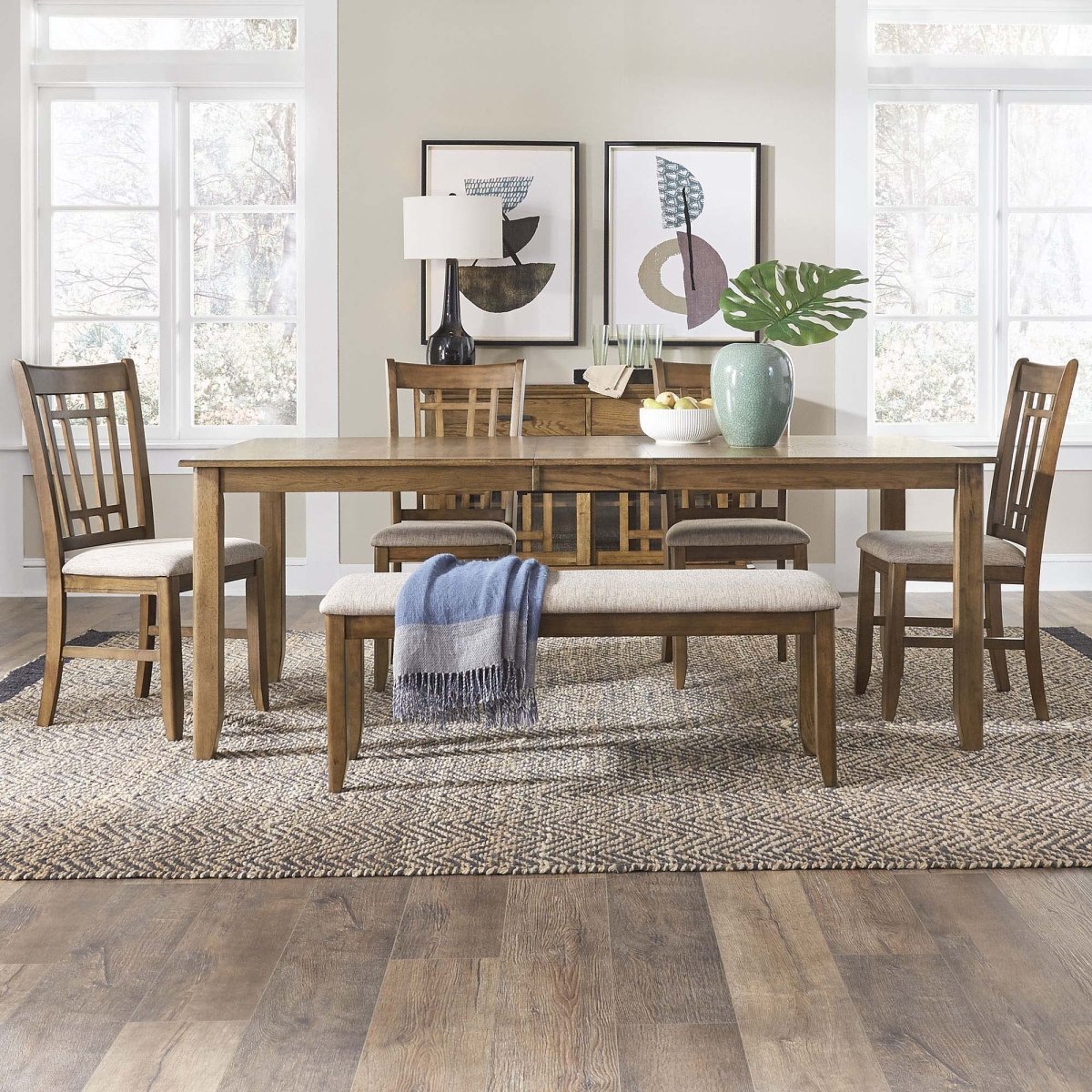 Santa Rosa II - Rectangular Table Set 5 Piece Dining Room Sets by Liberty Furniture - Walls Furniture & Mattress