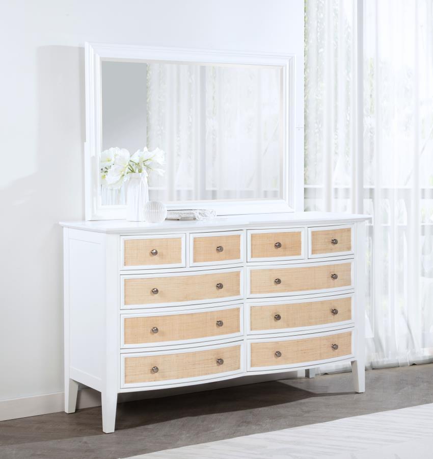 Bexhill - 10 - Drawer Dresser Dressers by Coaster Fine Furniture - Walls Furniture & Mattress