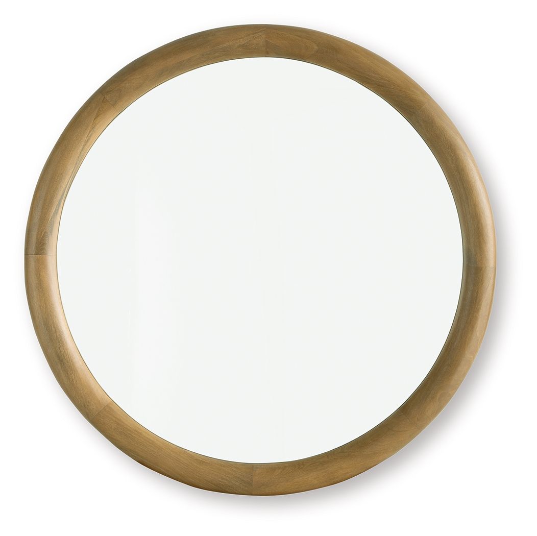 Yadiel - Brown - Accent Mirror Accent Mirrors by Signature Design by Ashley® - Walls Furniture & Mattress