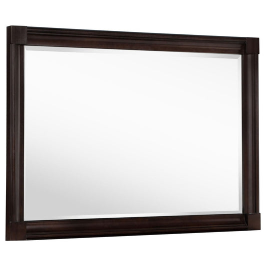 Andover - Dresser Mirror - Dark Oak Bedroom Mirrors by Coaster Fine Furniture - Walls Furniture & Mattress