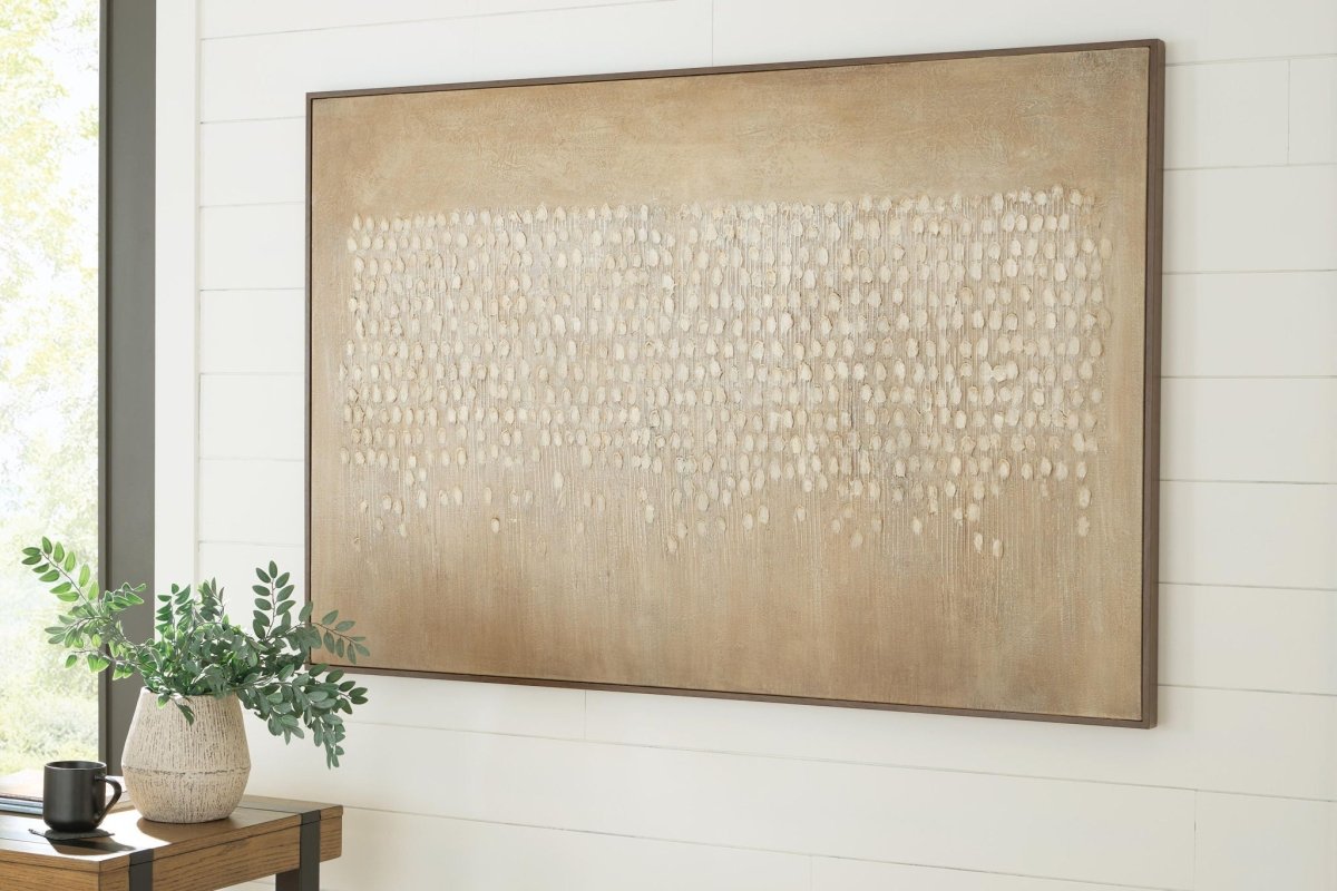 Jamworth - Wall Art - Brown / Beige Canvas Art by Signature Design by Ashley® - Walls Furniture & Mattress