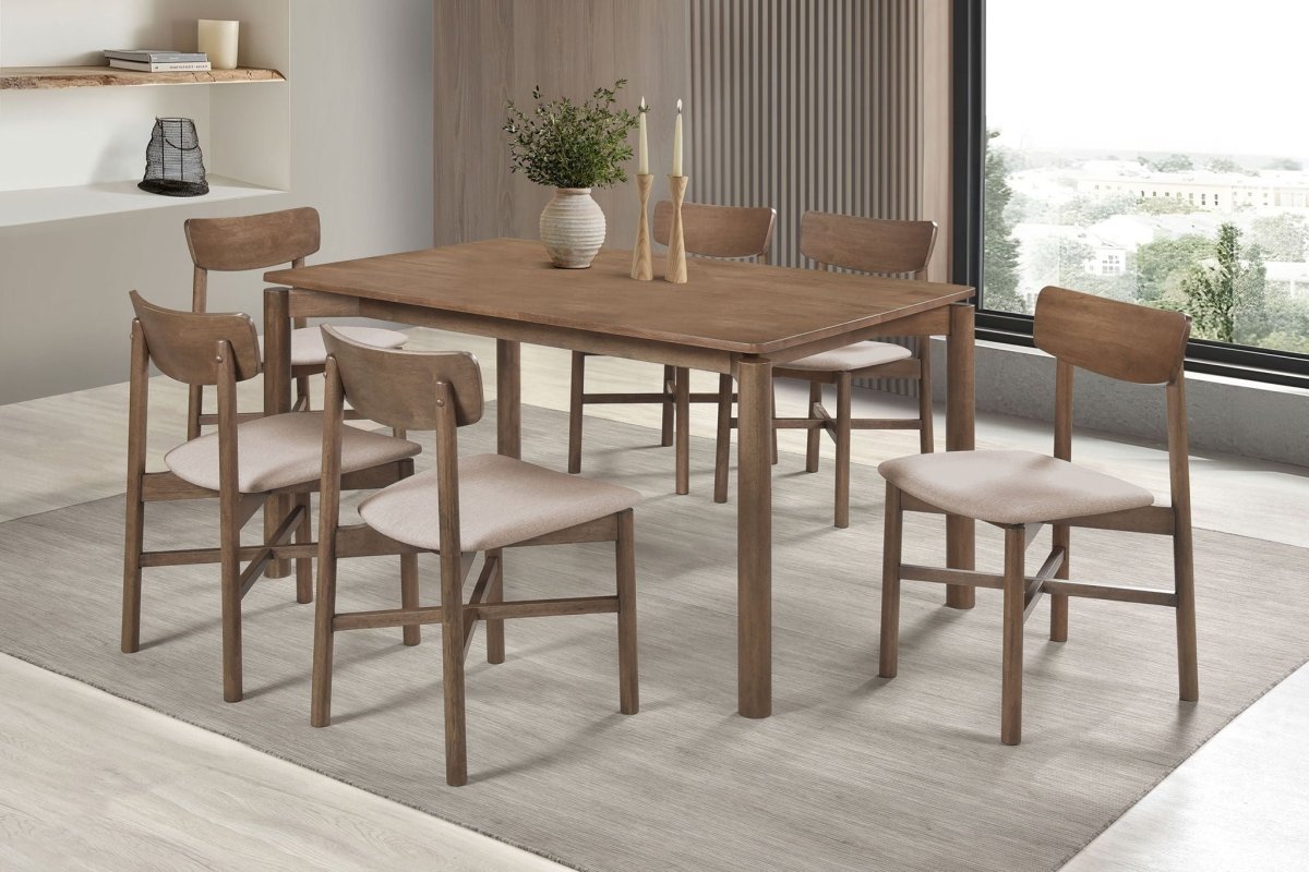 Parkridge - Wood Dining Set 5 Piece Dining Room Sets by Coaster Fine Furniture - Walls Furniture & Mattress