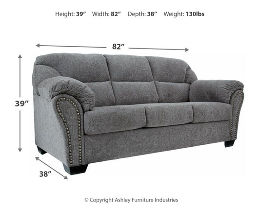 Allmaxx - Sofa - Pewter Stationary Sofas by Benchcraft® - Walls Furniture & Mattress