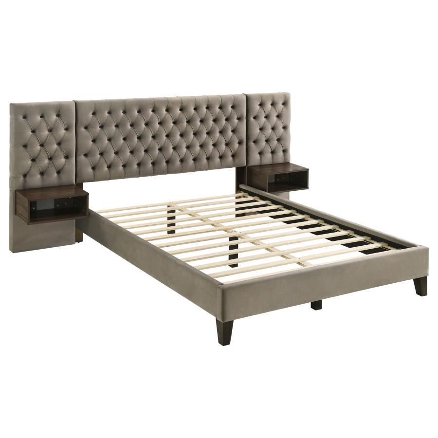Marley - Upholstered Wall Panel Bed Wall Panel Beds by Coaster Fine Furniture - Walls Furniture & Mattress