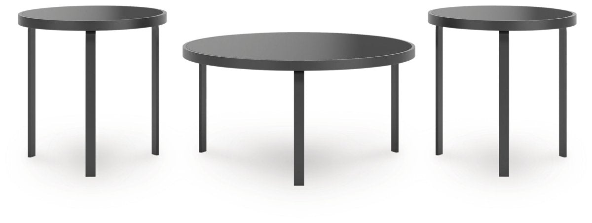 Dorylin - Black - Occasional Table Set (Set of 3) Table Sets by Signature Design by Ashley® - Walls Furniture & Mattress
