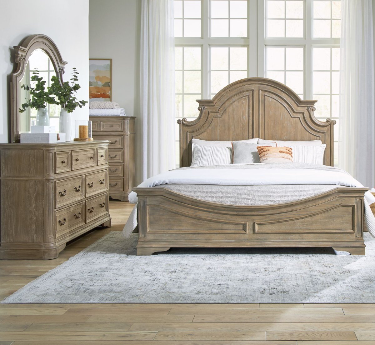 Magnolia Manor - Panel Bedroom Set 3 Piece Bedroom Sets by Liberty Furniture - Walls Furniture & Mattress