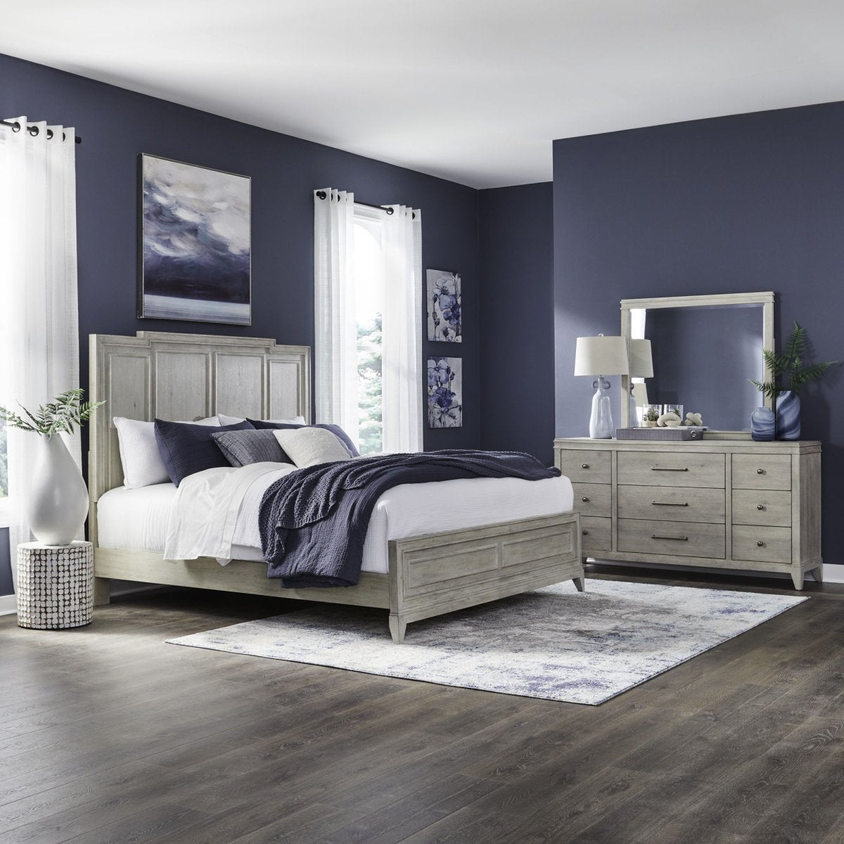 New Haven - Panel Bedroom Set 3 Piece Bedroom Sets by Liberty Furniture - Walls Furniture & Mattress