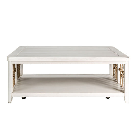 Dockside - Cocktail Table - White Cocktail Tables by Liberty Furniture - Walls Furniture & Mattress