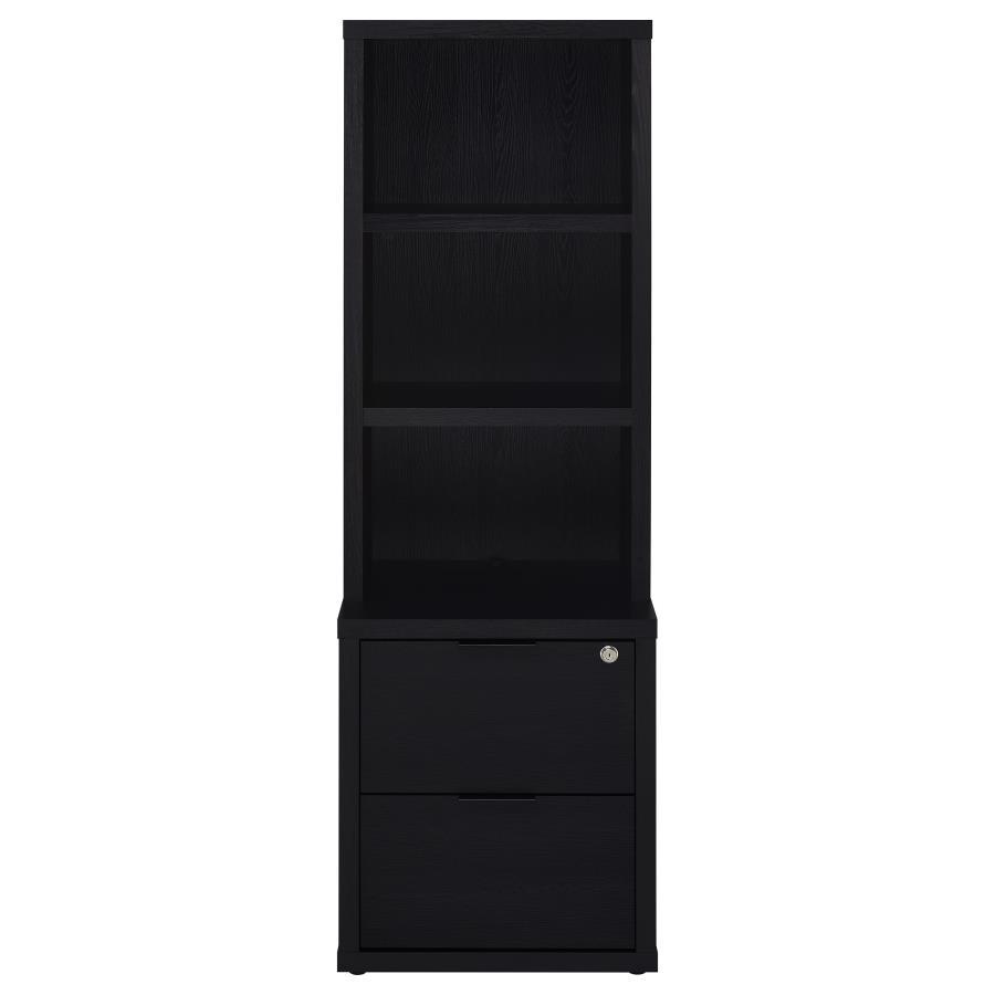 Westpark - 3 - Shelf Bookcase USB And Lockable Drawer Standard Bookcases by Coaster Fine Furniture - Walls Furniture & Mattress