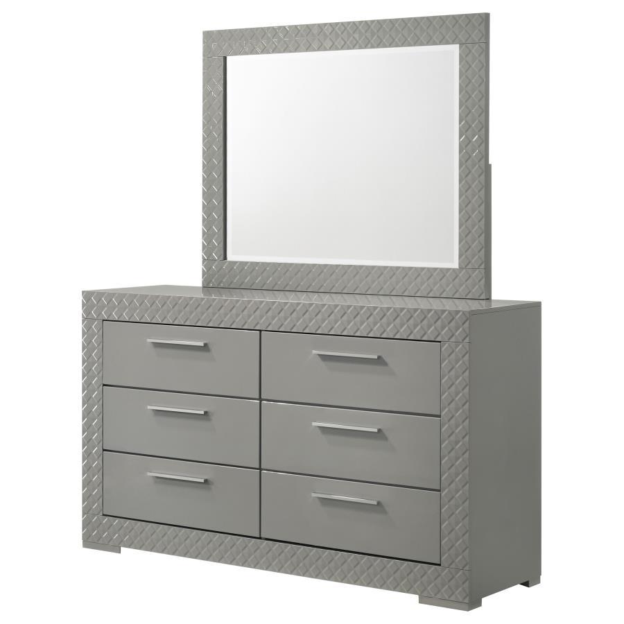 Ives - 6 - Drawer Dresser Dressers by Coaster Fine Furniture - Walls Furniture & Mattress