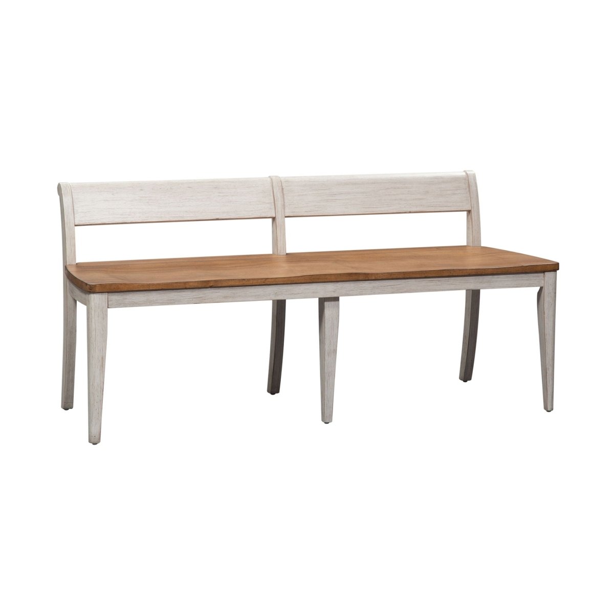 Farmhouse Reimagined - Bench - White Dining Benches by Liberty Furniture - Walls Furniture & Mattress