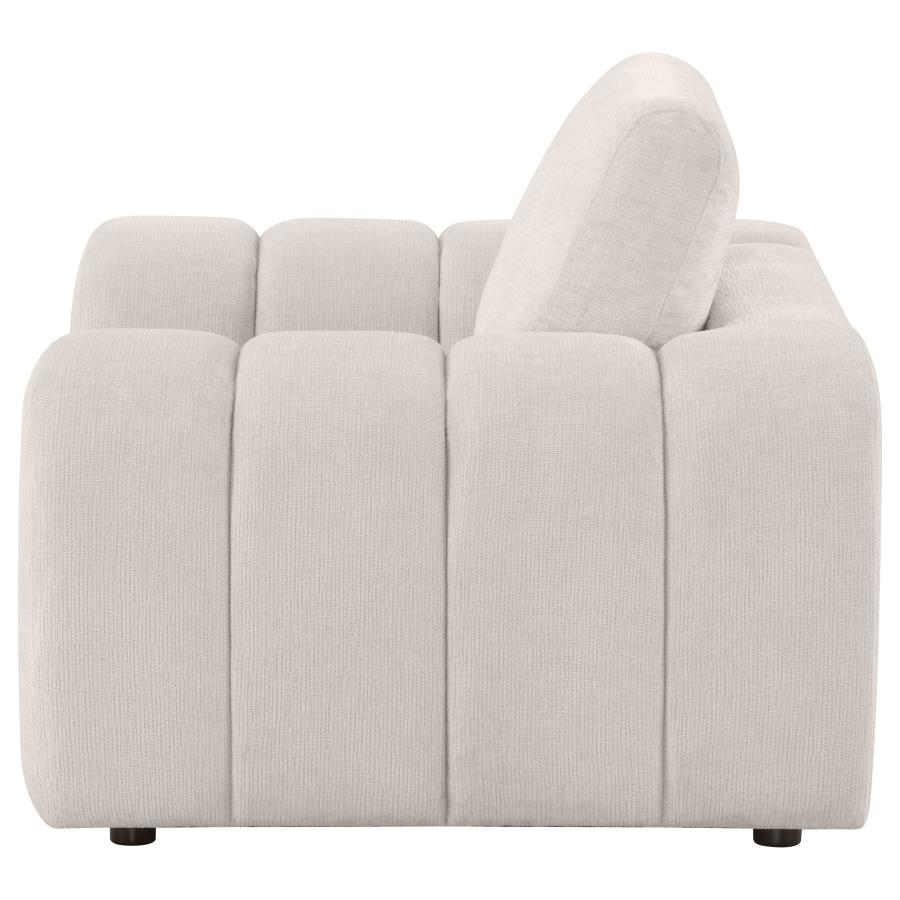 Burnett - Chenille Upholstered Accent Chair Arm Chairs by Coaster Fine Furniture - Walls Furniture & Mattress