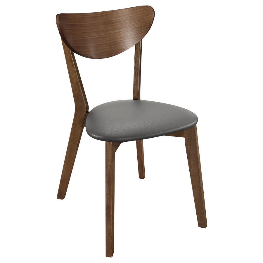 Karri - 2 Piece Home Office Computer Desk And Chair Set - Walnut 2 Piece Home Office Sets by CoasterEssence - Walls Furniture & Mattress