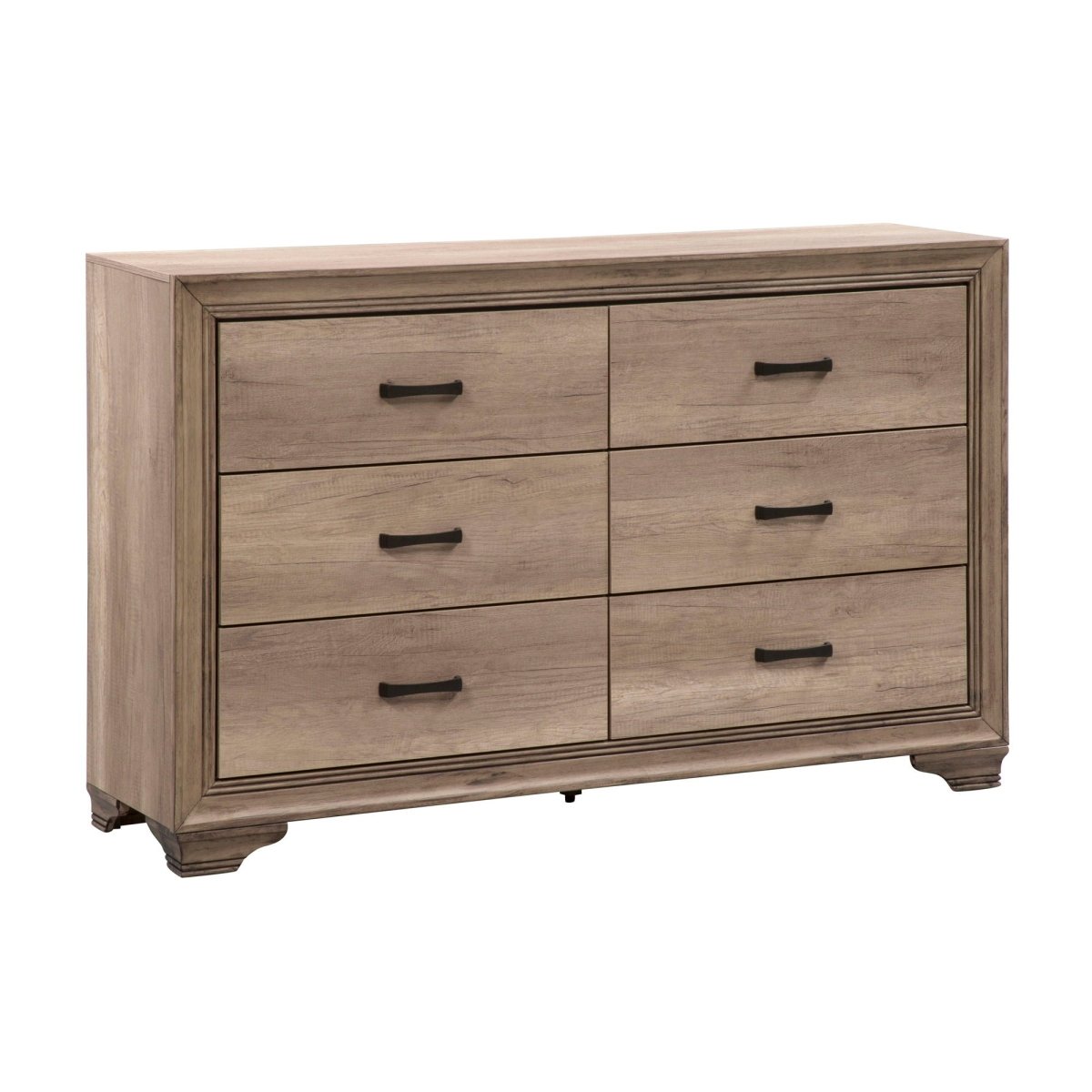 Sun Valley - 6 Drawer Dresser - Light Brown Dressers by Liberty Furniture - Walls Furniture & Mattress