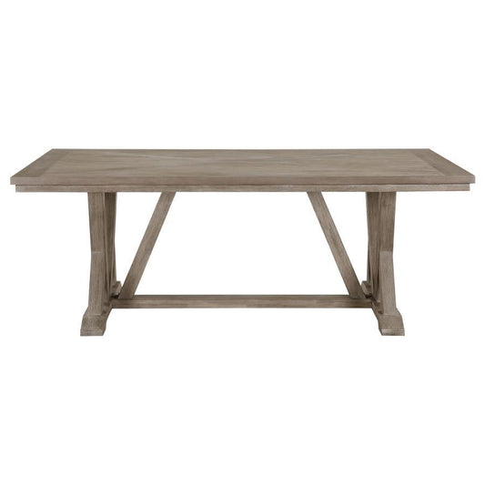 Cornelia - Rectangular Dining Table - Coastal Gray Dining Tables by CoasterEveryday - Walls Furniture & Mattress