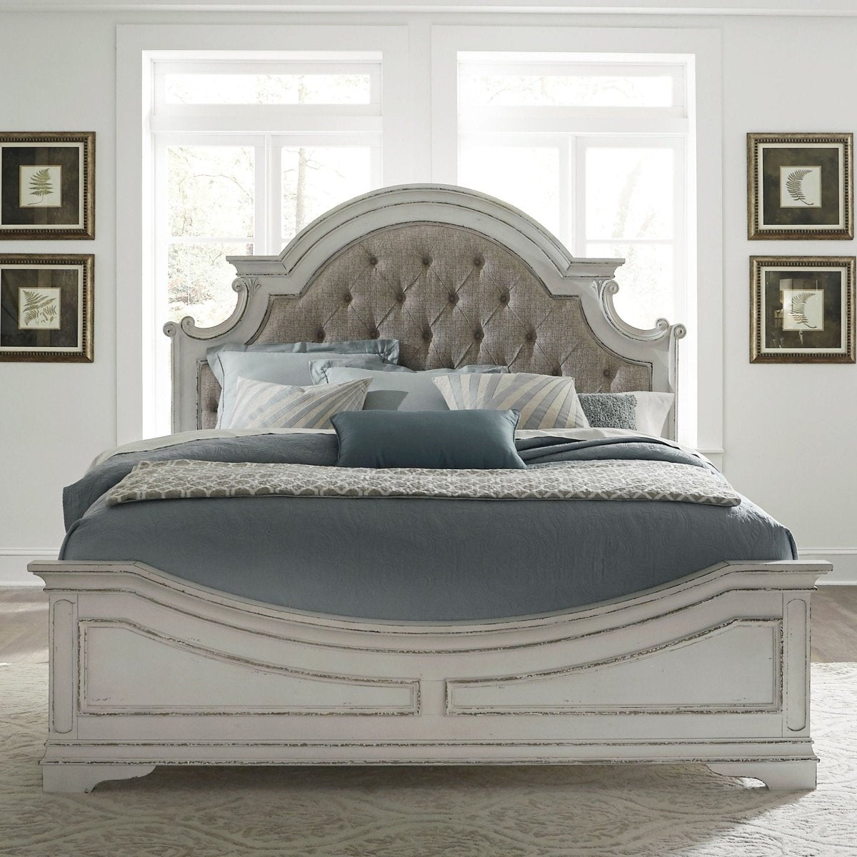 Magnolia Manor - Upholstered Bed Upholstered Beds by Liberty Furniture - Walls Furniture & Mattress