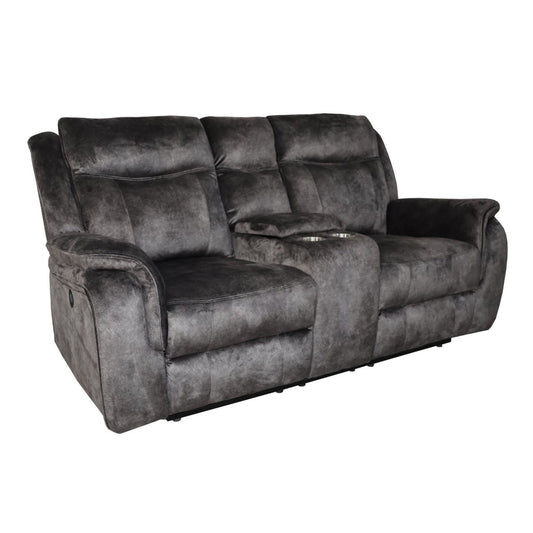 Park City - Reclining Console Loveseat Reclining Loveseats by New Classic - Walls Furniture & Mattress
