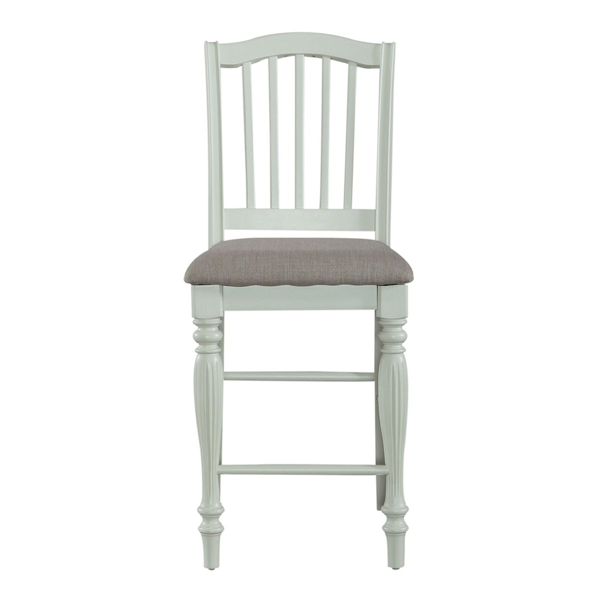 Cumberland Creek - Slat Back Counter Chair - White Counter Chairs by Liberty Furniture - Walls Furniture & Mattress