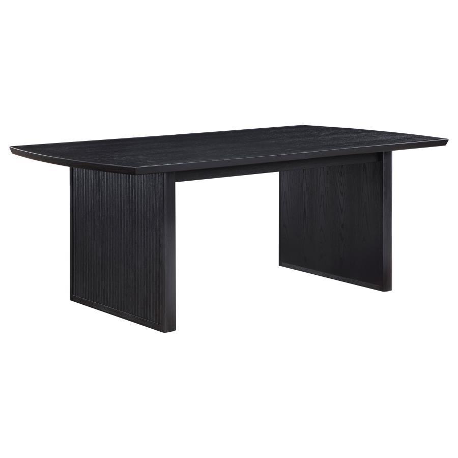 Brookmead - Extension Leaf Dining Table - Black Dining Tables with Extensions by CoasterEssence - Walls Furniture & Mattress