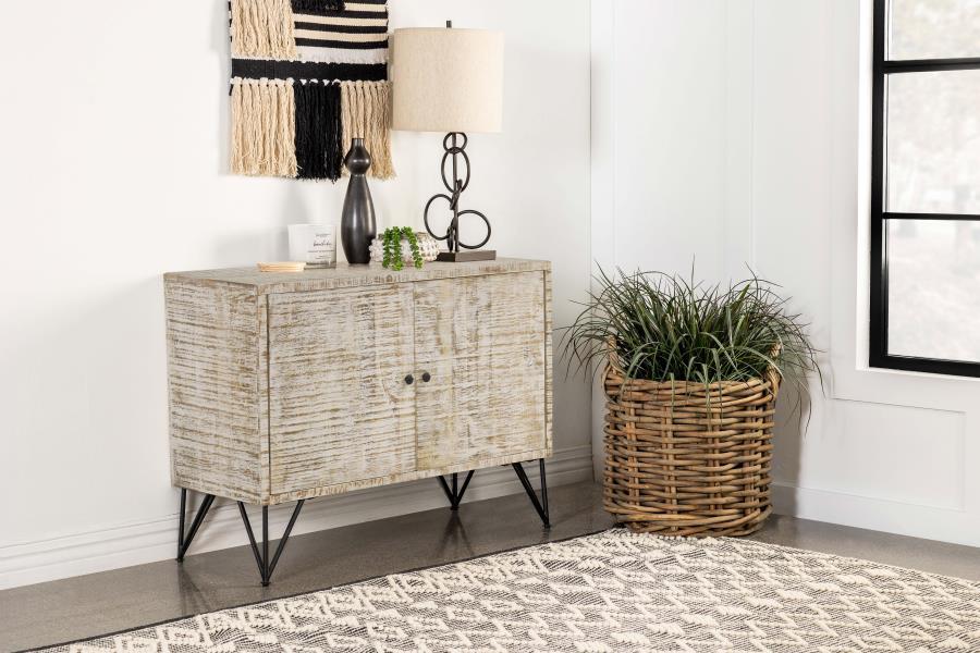 Eileen - 2 Door Wood Storage Accent Cabinet Accent Cabinets by CoasterEssence - Walls Furniture & Mattress