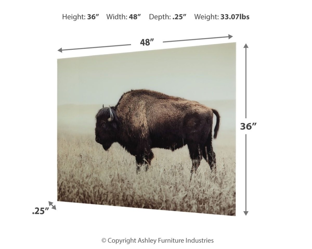 Brutus - Wall Art - Sepia Wall Decor by Signature Design by Ashley® - Walls Furniture & Mattress
