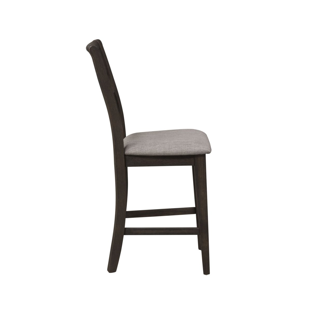 Double Bridge - Splat Back Counter Chair - Dark Brown Counter Chairs by Liberty Furniture - Walls Furniture & Mattress