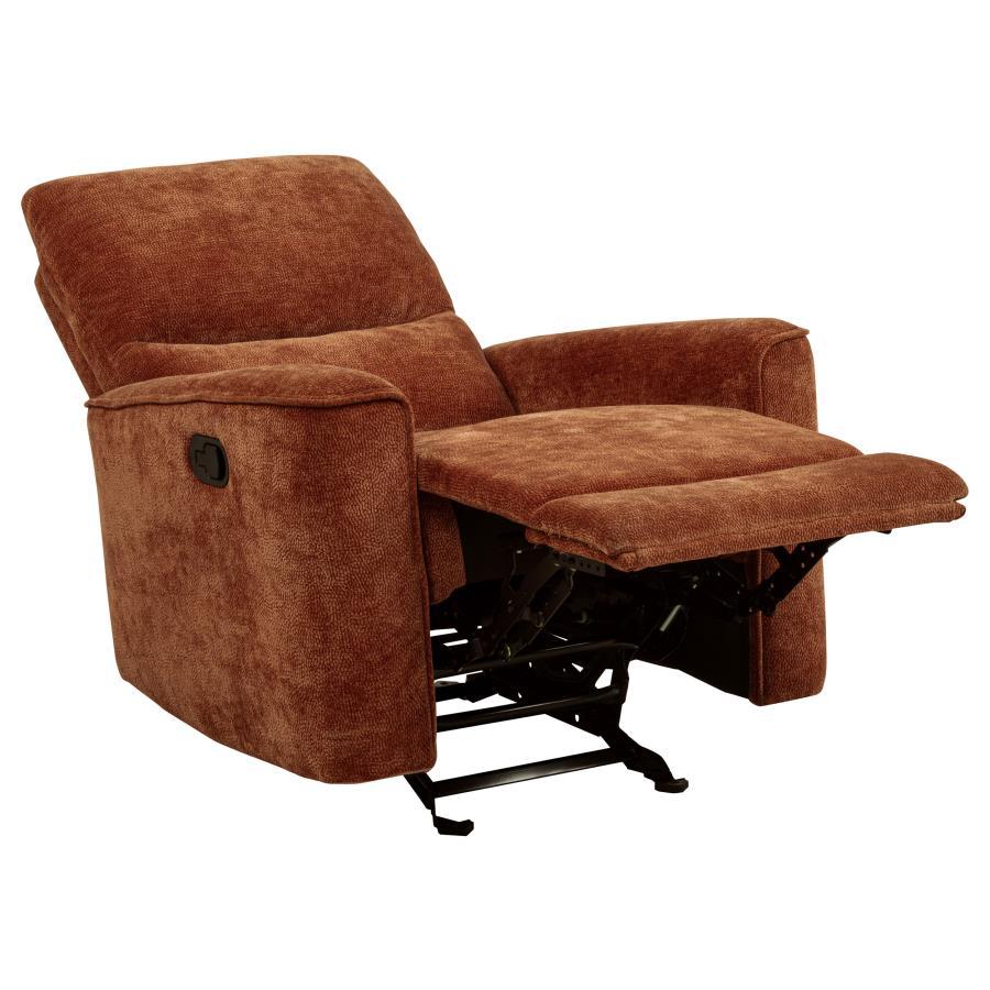 Navarro - Chenille Upholstered Glider Recliner Glider Chairs by Coaster Fine Furniture - Walls Furniture & Mattress