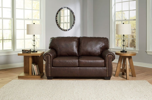 Colleton - Loveseat - Dark Brown Stationary Loveseats by Signature Design by Ashley® - Walls Furniture & Mattress