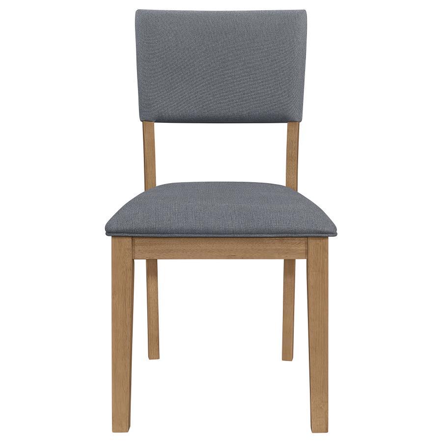 Sharon - Fabric Upholstered Dining Side Chair (Set of 2) - Brown Chair Sets by Coaster Fine Furniture - Walls Furniture & Mattress
