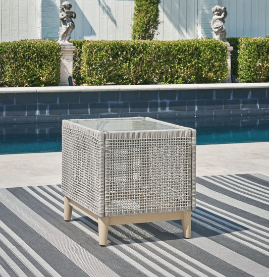 Seton Creek - Square End Table - Gray End Tables by Signature Design by Ashley® - Walls Furniture & Mattress