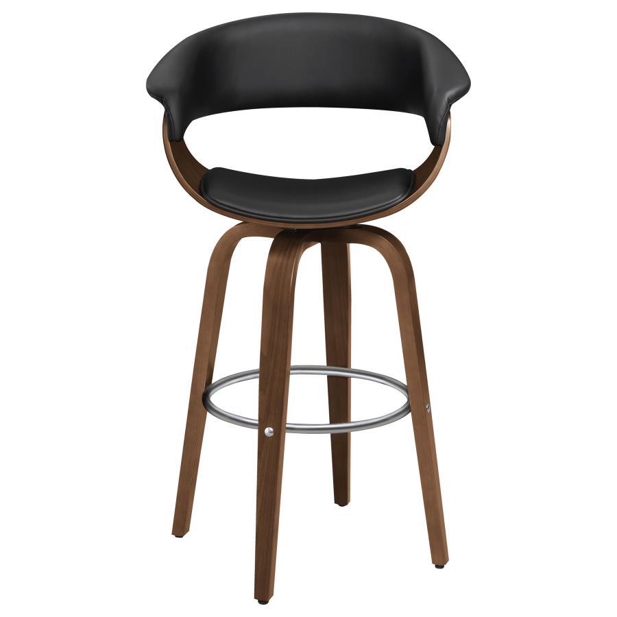 Zion - Upholstered Swivel Bar Stool Bar Height (28" - 30") by CoasterEssence - Walls Furniture & Mattress