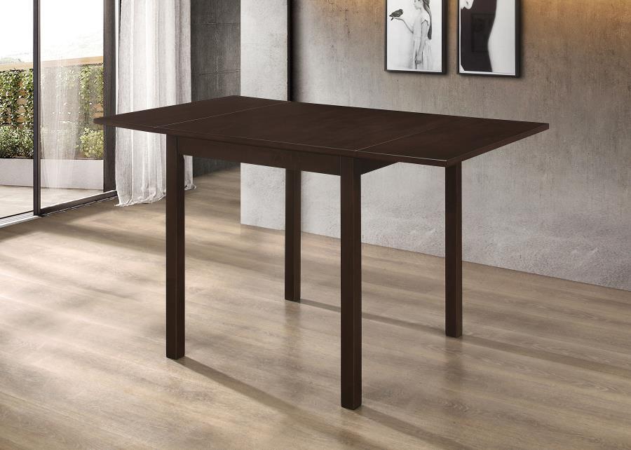 Kelso - Rectangular Extension Dining Table - Cappuccino Dining Tables with Extensions by CoasterEveryday - Walls Furniture & Mattress
