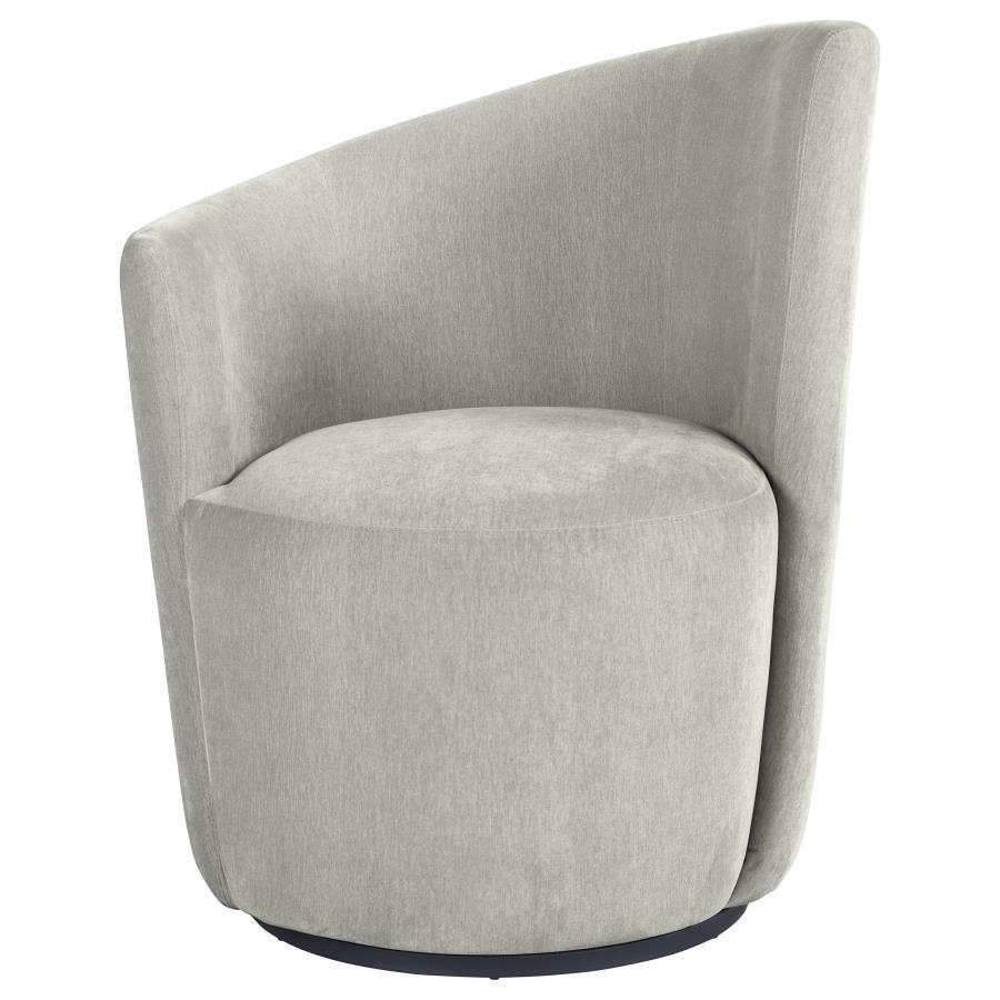 Nueva - Upholstered Swivel Chair Curved Backrest Swivel Chairs by Coaster Fine Furniture - Walls Furniture & Mattress