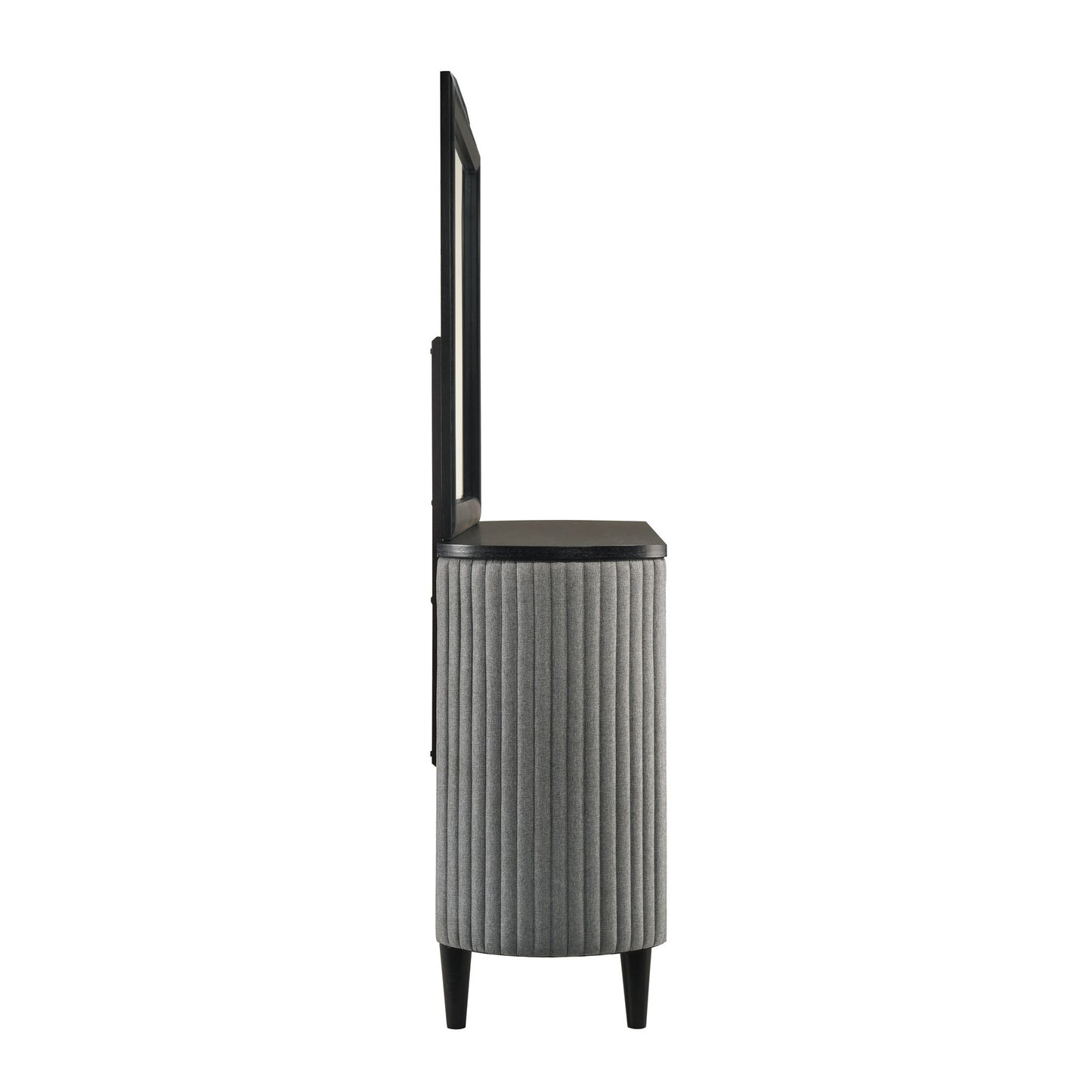 Skyline - Dresser & Mirror - Black / Gray