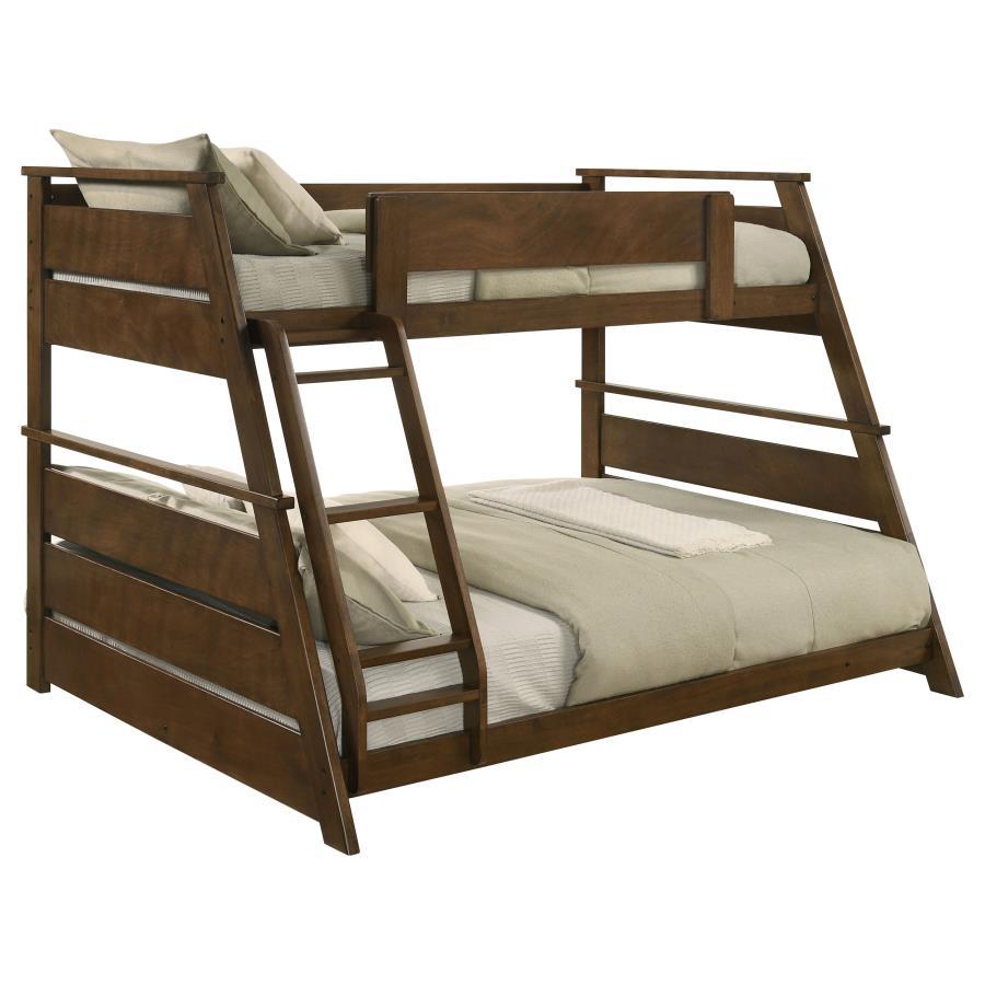 Holden - Wood Veneer Bunk Bed Bunk Beds by Coaster Fine Furniture - Walls Furniture & Mattress