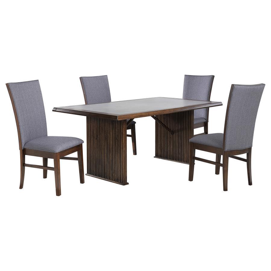 Sherwood - Rectangular Dining Table Set 5 Piece Dining Room Sets by Coaster Fine Furniture - Walls Furniture & Mattress