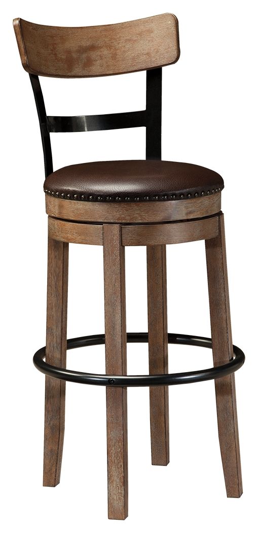 Pinnadel - Swivel Barstool Counter Height (24" - 27") by Signature Design by Ashley® - Walls Furniture & Mattress