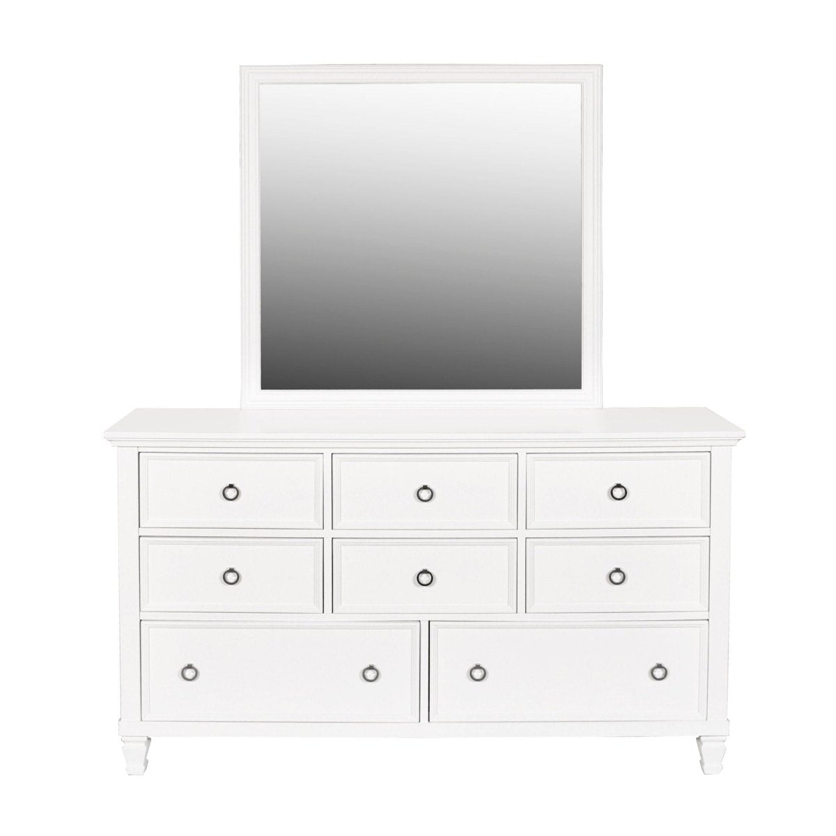 Tamarack - Dresser & Mirror Combo Dresser & Mirror by New Classic - Walls Furniture & Mattress